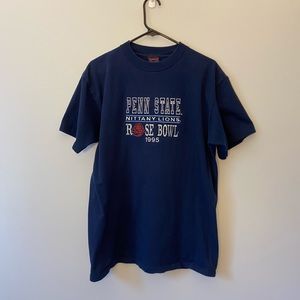 Vintage Penn State Rose Bowl 1995 Tee Sz L